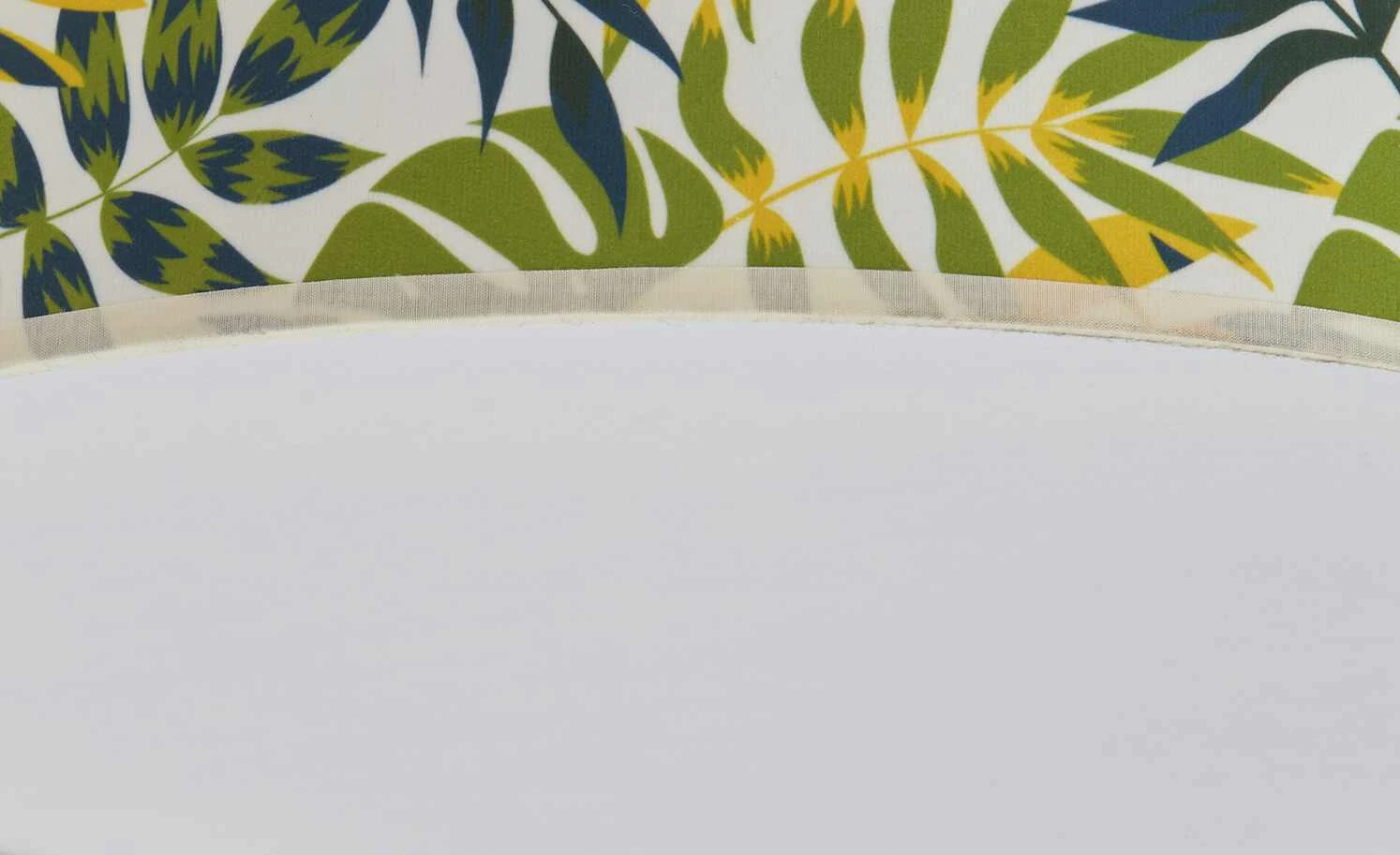 Deckenleuchte, Stoffschirm mit Palmenmotiv 4 Deckenleuchte, Stoffschirm mit Palmenmotiv – Bild 4