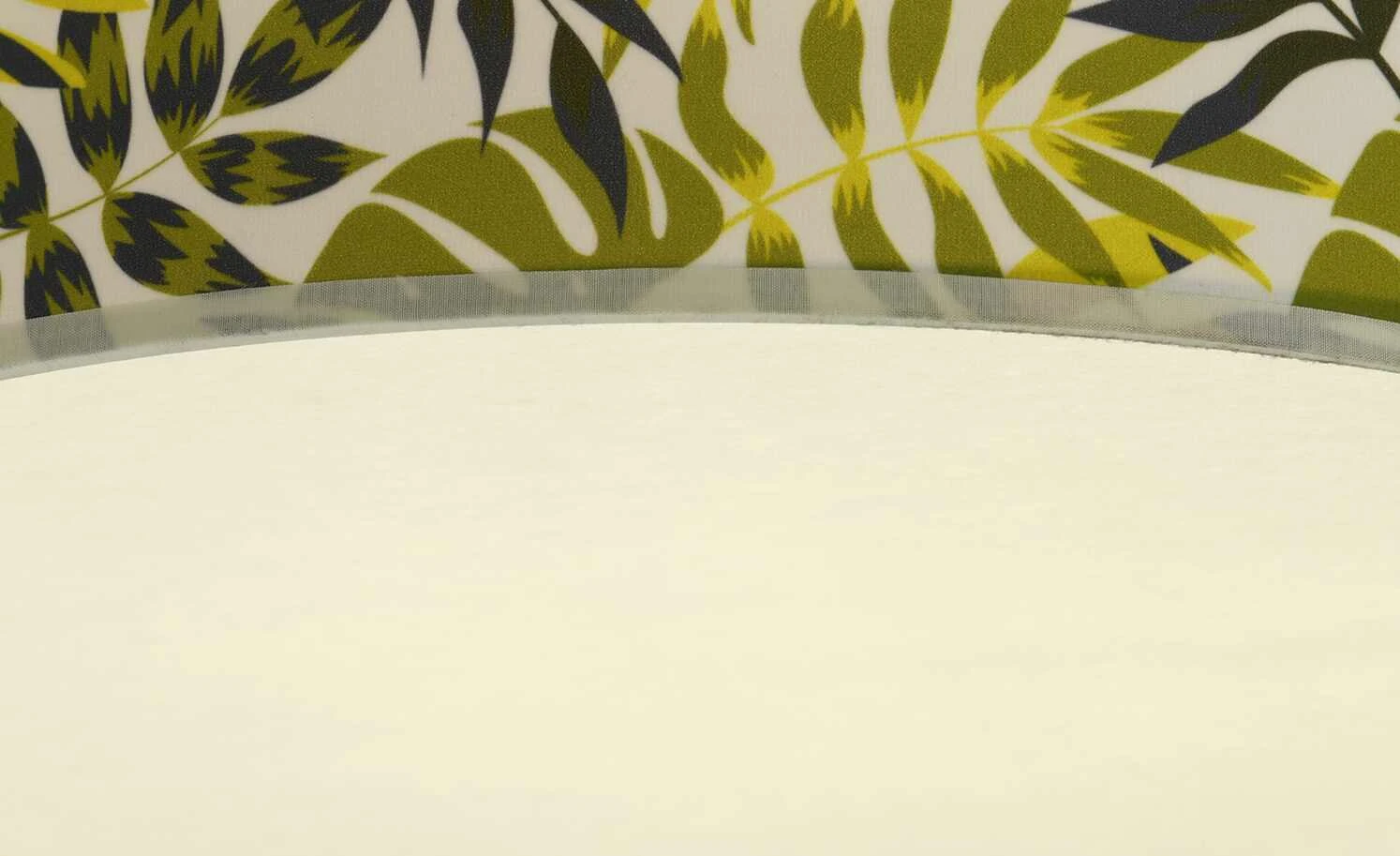 Deckenleuchte, Stoffschirm mit Palmenmotiv 6 Deckenleuchte, Stoffschirm mit Palmenmotiv – Bild 6