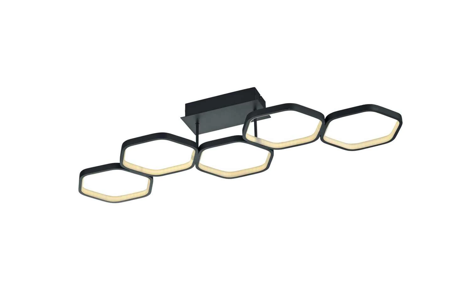 Trio LED-Deckenleuchte, 4-flammig, grau 2 Trio LED-Deckenleuchte, 4-flammig, grau – Bild 2
