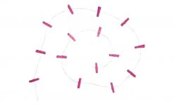 LED Lichterkette inkl. 20 Klammern | Pink -Innenleuchten Verkaufsladen 12586127 1 202010152308