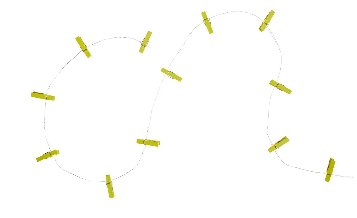 LED Lichterkette inkl. 20 Klammern | Gelb 4 LED Lichterkette inkl. 20 Klammern | Gelb – Bild 4