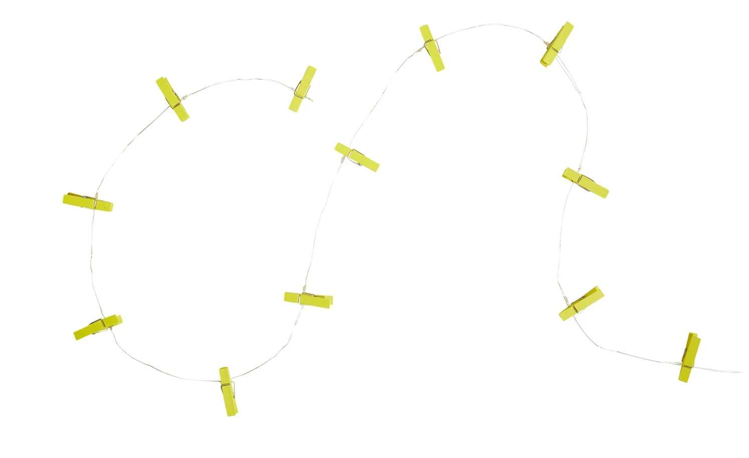 LED Lichterkette inkl. 20 Klammern | Gelb 5 LED Lichterkette inkl. 20 Klammern | Gelb – Bild 5