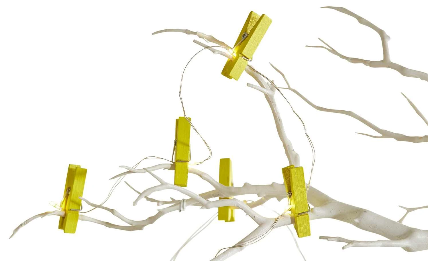 LED Lichterkette inkl. 20 Klammern | Gelb 2 LED Lichterkette inkl. 20 Klammern | Gelb – Bild 2