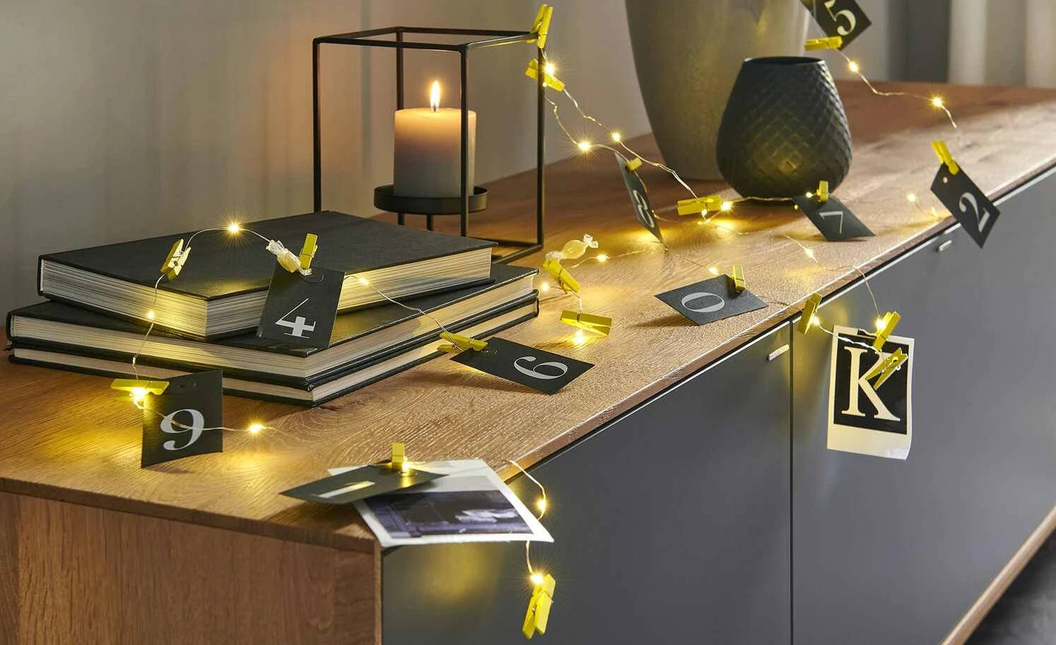 LED Lichterkette inkl. 20 Klammern | Gelb 1 LED Lichterkette inkl. 20 Klammern | Gelb