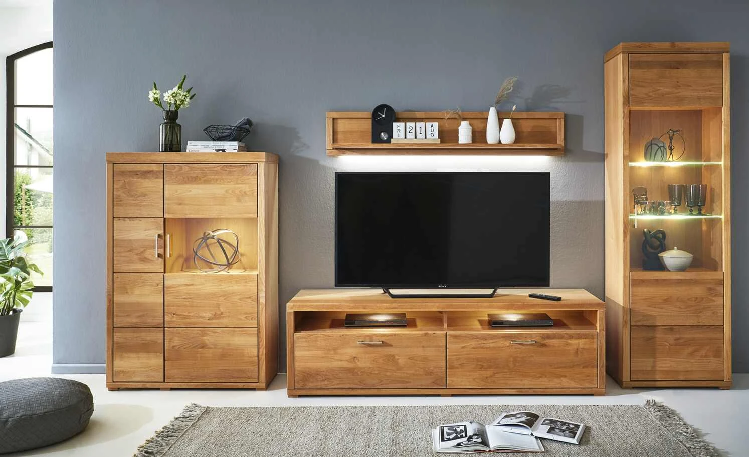 Woodford Beleuchtungs-Set für Wohnwand Lobos II 2 Woodford Beleuchtungs-Set für Wohnwand Lobos II – Bild 2