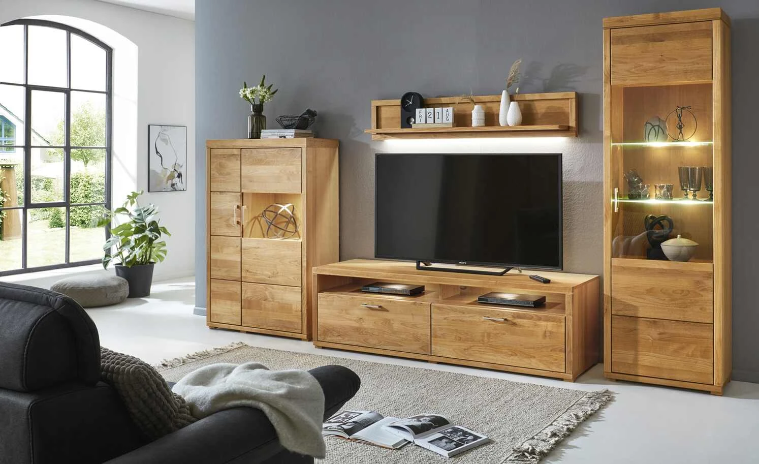 Woodford Beleuchtungs-Set für Wohnwand Lobos II 1 Woodford Beleuchtungs-Set für Wohnwand Lobos II