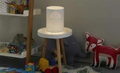 Uups Tischleuchte Süße Wolken | Weiß / Blau