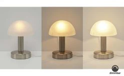 Trio Tischleuchte, 1-flammig, Alabasterglas weiß -Innenleuchten Verkaufsladen 323206800 5 202101112239