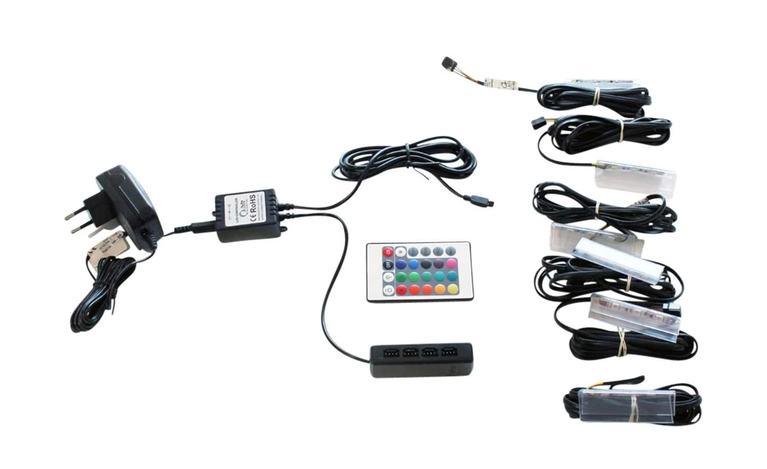 LED-RGB Glaskantenbeleuchtung 1 LED-RGB Glaskantenbeleuchtung