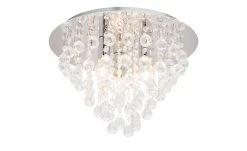 Deckenlampe mit hängenden Acrylbehang