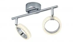 KHG LED-Deckenstrahler, 2-flammig, Acrylringe