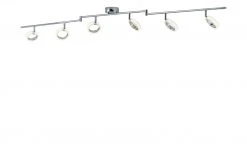 KHG LED-Deckenstrahler, 6-flammig mit Acrylringen -Innenleuchten Verkaufsladen 663688 5 202106211241