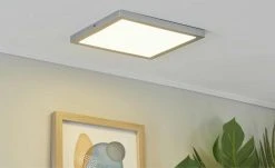 LED-Panel chrom-matt eckig ´groß´ | 24|W