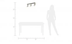 KHG Spot, 3-flammig, Nickel matt 9 KHG Spot, 3-flammig, Nickel matt -Innenleuchten Verkaufsladen 664069 3 202002212233
