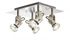 KHG Spot, 4-flammig, Nickel matt