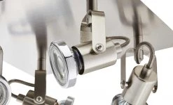 KHG Spot, 4-flammig, Nickel matt -Innenleuchten Verkaufsladen 664070 4 202106212233