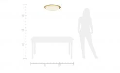 KHG LED-Deckenleuchte, 1-flammig, Goldrand | 59|cm 25 KHG LED-Deckenleuchte, 1-flammig, Goldrand | 59|cm -Innenleuchten Verkaufsladen 664100 4 202002252238