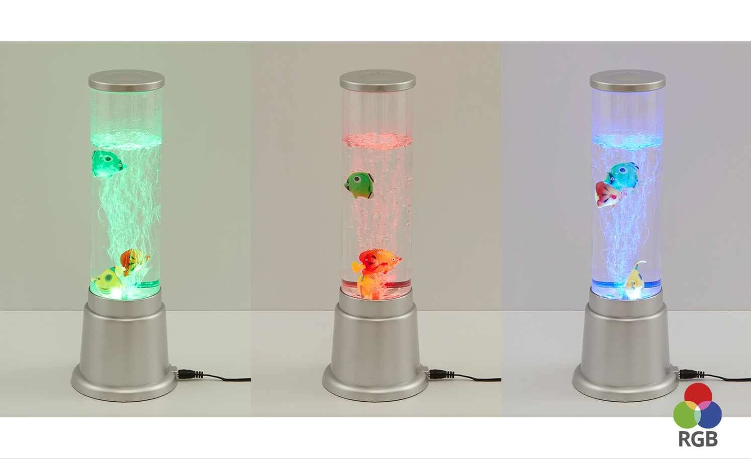 Paul Neuhaus Wassersäule mit Kunstfischen und Farbwechsel 6 Paul Neuhaus Wassersäule mit Kunstfischen und Farbwechsel – Bild 6