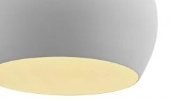 HOME STORY LED-Pendelleuchte, 1-flammig, weiß mit Fernbedienung -Innenleuchten Verkaufsladen 664199 2 202106221241