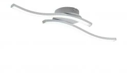 KHG LED-Deckenleuchte, 2-flammig, alufarben -Innenleuchten Verkaufsladen 664431 1 202010200204