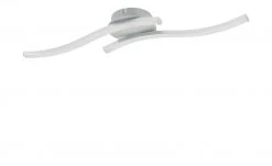 KHG LED-Deckenleuchte, 2-flammig, alufarben -Innenleuchten Verkaufsladen 664431 3 202010200204