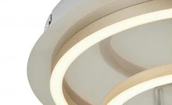 Meisterleuchten LED-Deckenleuchte, 2-flammig, chrom ´2 Ringe´ -Innenleuchten Verkaufsladen 665145 1 202010201343