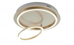 Meisterleuchten LED-Deckenleuchte, 2-flammig, chrom ´2 Ringe´ -Innenleuchten Verkaufsladen 665145 7 202010201343