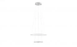 B-Leuchten LED-Pendelleuchte, Nickel matt/ chrom abgesetzt 15 B-Leuchten LED-Pendelleuchte, Nickel matt/ chrom abgesetzt -Innenleuchten Verkaufsladen 665188 3 202110202232