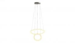 B-Leuchten LED-Pendelleuchte, Nickel matt/ chrom abgesetzt 18 B-Leuchten LED-Pendelleuchte, Nickel matt/ chrom abgesetzt -Innenleuchten Verkaufsladen 665188 7 202202242232