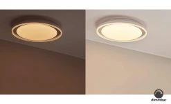 Paul Neuhaus LED-Bad-Deckenleuchte, weiß mit Fernbedienung -Innenleuchten Verkaufsladen 665192 4 202103252233