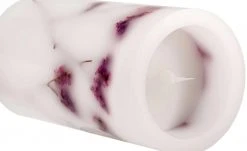 LED-Echtwachs-Kerzen 2er-Set, weiß mit Blumen 12 LED-Echtwachs-Kerzen 2er-Set, weiß mit Blumen -Innenleuchten Verkaufsladen 665443 6 202201191242