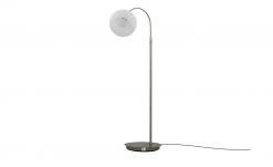 Fischer-Honsel Stehlampe mit gebogenem, verstellbarem Arm | Nickel matt -Innenleuchten Verkaufsladen 678180 4 201811271452