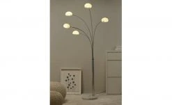 KHG Bogenleuchte, 5-flammig, chrom