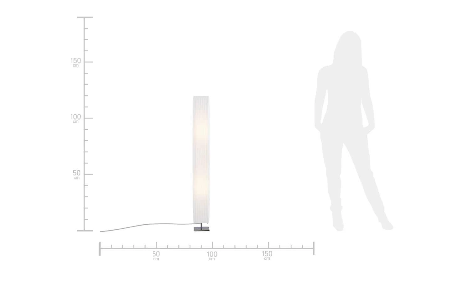 for friends Stehleuchte mit weißem Kunststoff-Schirm 2 for friends Stehleuchte mit weißem Kunststoff-Schirm – Bild 2
