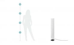 HOME STORY Stehlampe mit weißem Papierschirm, Holzfuß -Innenleuchten Verkaufsladen 684178 7 202106182233