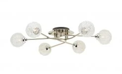 Paul Neuhaus Deckenleuchte nickel matt 6-flammig