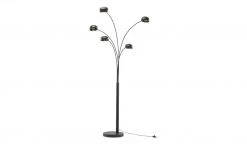 HOME STORY Bogenleuchte schwarz mit 5 Armen -Innenleuchten Verkaufsladen 688641 12 202204191232