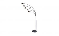 HOME STORY Bogenleuchte schwarz mit 5 Armen -Innenleuchten Verkaufsladen 688641 13 202204191232