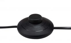 HOME STORY Bogenleuchte mit schwarzem Stoffschirm -Innenleuchten Verkaufsladen 688645 7 201811271454