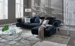 HOME STORY Bogenleuchte mit weißem Stoffschirm -Innenleuchten Verkaufsladen 688647 40 202002140030