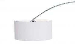 HOME STORY Bogenleuchte mit weißem Stoffschirm -Innenleuchten Verkaufsladen 688647 51 202002140030