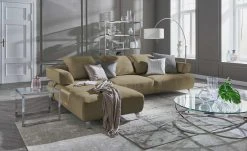 HOME STORY Bogenleuchte mit weißem Stoffschirm -Innenleuchten Verkaufsladen 688647 8 202002140030