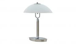 KHG LED- Tischleuchte, Schiffchenglas | Chrom -Innenleuchten Verkaufsladen 689662 4 202106211241