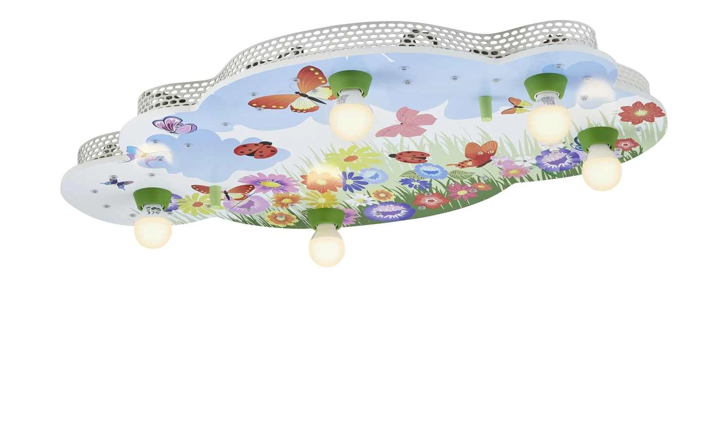 Deckenleuchte, 5+1 flammig, bunt 6 Deckenleuchte, 5+1 flammig, bunt – Bild 6