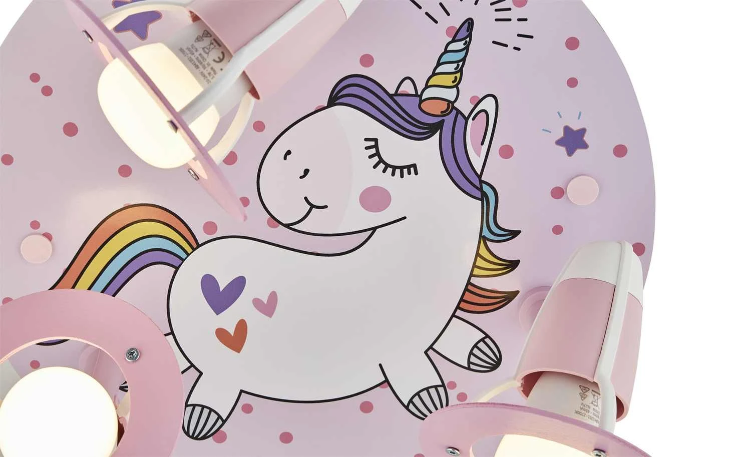 Deckenstrahler, 3-flammig, Rosa Einhorn Babsy 2 Deckenstrahler, 3-flammig, Rosa Einhorn Babsy – Bild 2