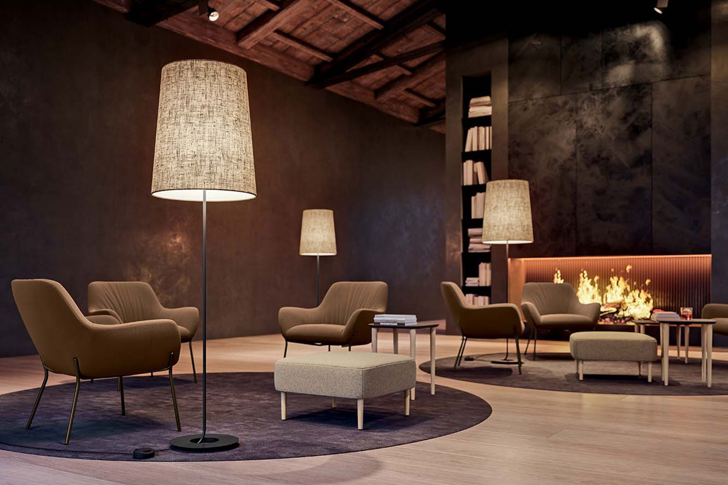 Innenleuchten Verkaufsladen -Innenleuchten Verkaufsladen Lampade da terra Lighthing GRACE per Ufficio Direzione